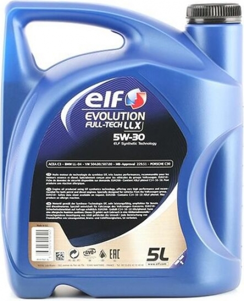 Elf Evolution Full-Tech LLX 5W-30 Motor Yağı (5 litre)