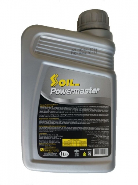 Soil Powermaster 20W-50 Motor Yağı (1 litre)