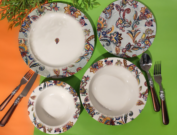Bernardo Flower 24 Parça Yemek Takımı