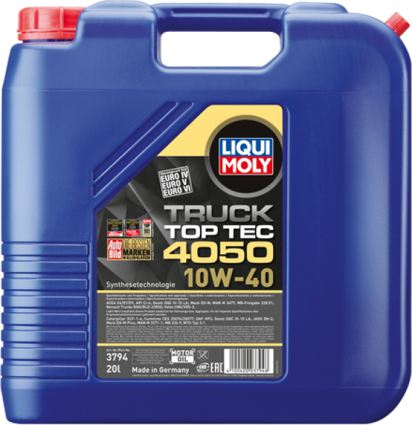 Liqui Moly Top Tec Truck 4050 10W-40 Motor Yağı (20 litre)