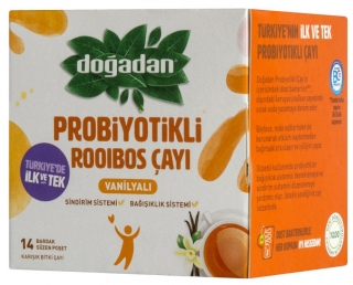 Doğadan Probiyotikli Vanilyalı Rooibos Çayı Bardak Poşet 14 Adet