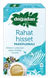 Doğadan Rahat Hisset Passifloralı Bitki Çayı Bardak Poşet 18 Adet