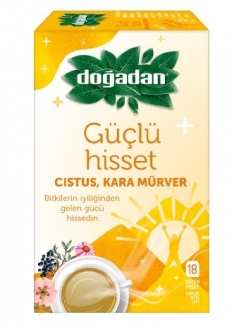 Doğadan Güçlü Hisset Karamürver & Cıtrus Bardak Poşet Çay 18 Adet