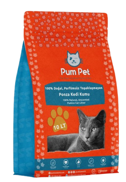 Pum Pet Kokusuz Ince Taneli 10 lt Kedi Kumu
