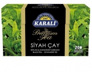 Karali Premium Siyah Bardak Poşet Çay 20 Adet resim