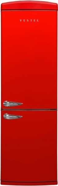 Vestel RETRO NFK37101 Buzdolabı (Kırmızı)