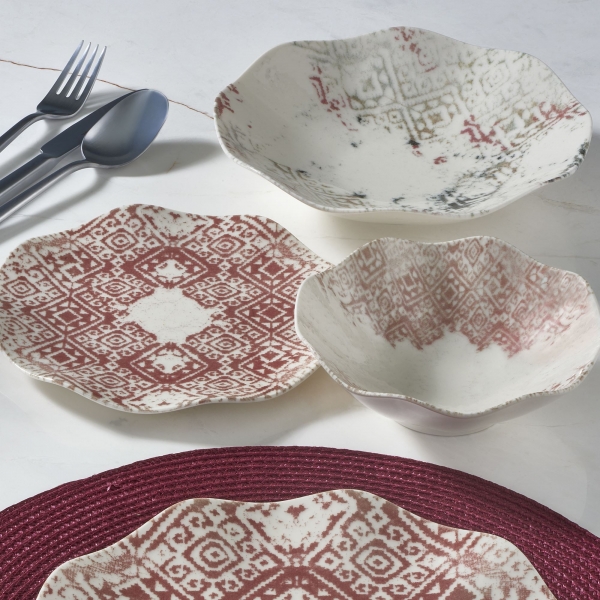 Güral Porselen Nesrin Bone GBSNES24Y4R18643 24 Parça Yemek Takımı