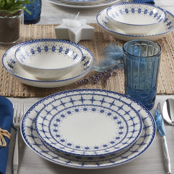 Güral Porselen Atina GBSATN24Y4R1614 24 Parça Yemek Takımı