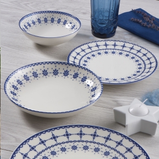Güral Porselen Atina GBSATN24Y4R1614 24 Parça Yemek Takımı