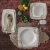 Güral Porselen Caroline Kare Bone GBSCR85KYT8405430 85 Parça Yemek Takımı