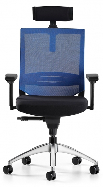 Bürotime Cozy Başlıklı 3D Kol Alüminyum Çalışma Koltuğu