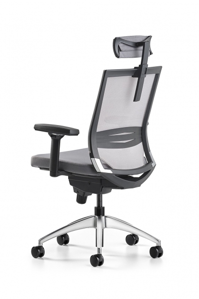 Bürotime Cozy Başlıklı 3D Kol Alüminyum Çalışma Koltuğu
