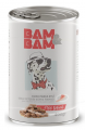 Bam&Bam Kuzu Etli Soslu Yetişkin 400 gr resim