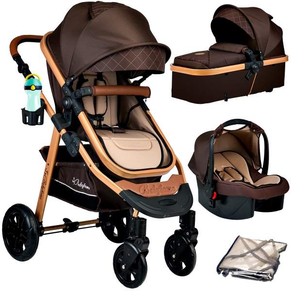 Baby Home 940 Corso Çift Yönlü 6 in 1 Gold Şase Travel Sistem Bebek Arabası