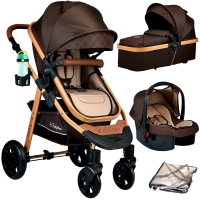 Baby Home 940 Corso Çift Yönlü 6 in 1 Gold Şase Travel Sistem resim