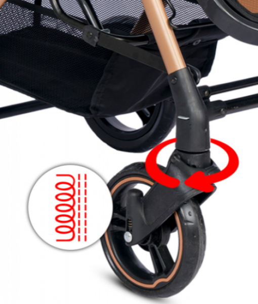 4 Baby Active Plus Gold Şase Çift Yönlü AB-350 Bebek Arabası