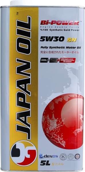 Japan Oil Bi-Power 5W-30 SN Motor Yağı (5 litre)