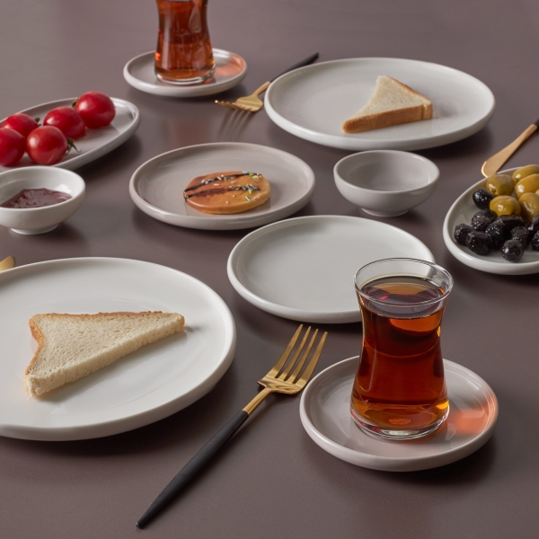 Karaca Cordelia Grey 26 Parça Kahvaltı Takımı
