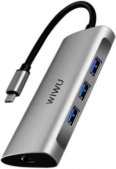 Wiwu Alpha 631STR Type-C to RJ45 USB 3.0 SD Dönüştürücü