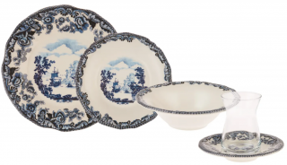 Karaca Blue İliad 26 Parça Kahvaltı Takımı