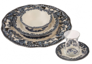 Karaca Blue İliad 26 Parça Kahvaltı Takımı