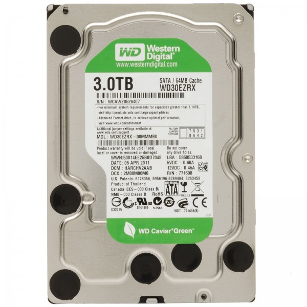 WD Green HDD (3 TB)