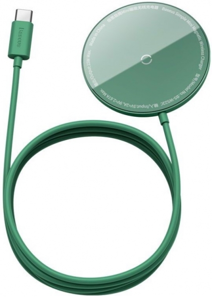 Baseus Simple Mini Magnetic Wireless Charger Şarj Aleti