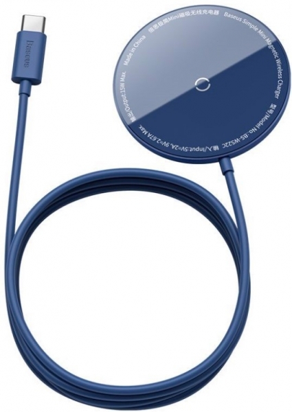 Baseus Simple Mini Magnetic Wireless Charger Şarj Aleti