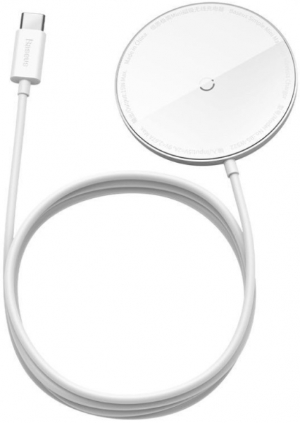 Baseus Simple Mini Magnetic Wireless Charger Şarj Aleti