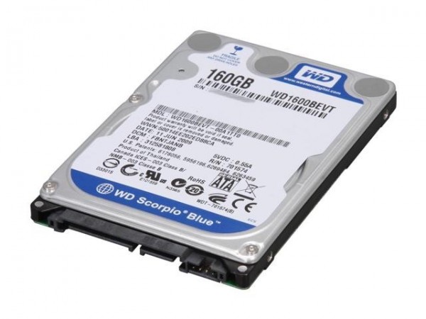 WD Scorpio Blue HDD (160 GB)