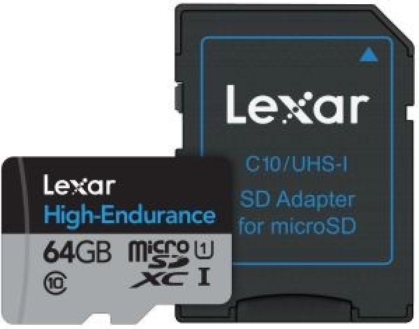 Lexar High-Endurance microSD (64 GB)