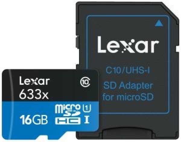 Lexar High-Performance 633x microSD (16 GB)