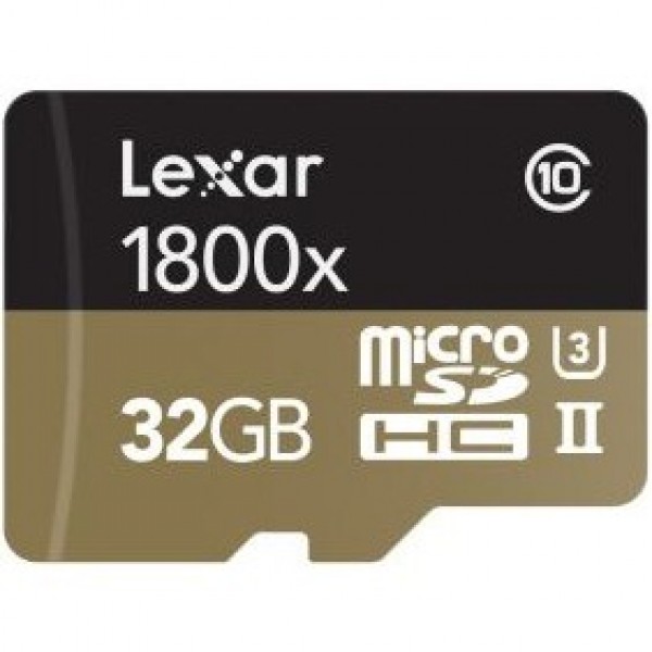 Lexar Professional 1800x microSD (32 GB)