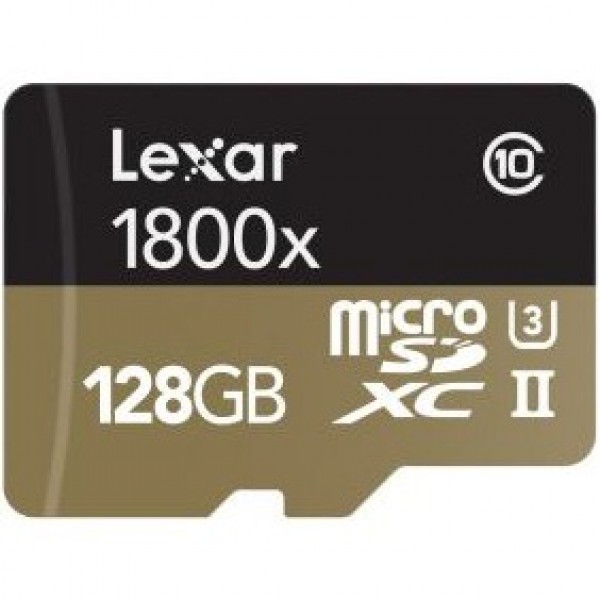Lexar Professional 1800x microSD (128 GB)