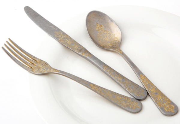Jumbo Antique Antika Gold 84 Parça Çatal Kaşık Bıçak Takımı