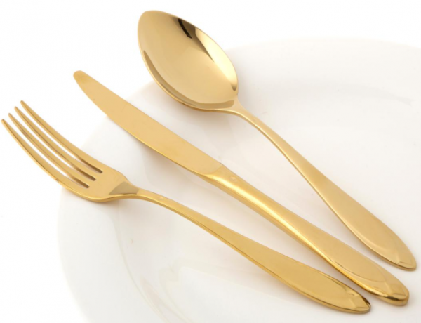 Jumbo Morfeu Titanyum Gold 84 Parça Çatal Kaşık Bıçak Takımı