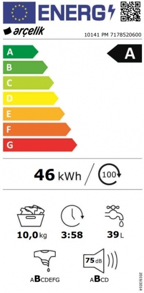 Arçelik 10141 PM Çamaşır Makinesi