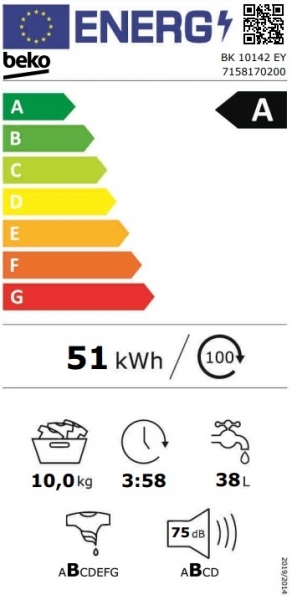 Beko BK 10142 EY Çamaşır Makinesi