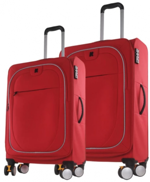 IT Luggage 2228 Kumaş Orta ve Kabin Boy 2'li Valiz Seti