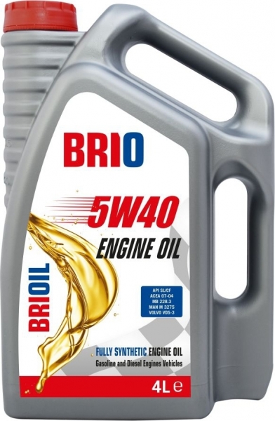 Brio 5W-40 Motor Yağı (4 litre)