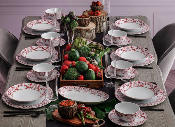 Güral Porselen Urban 5179 24 Parça Yemek Takımı