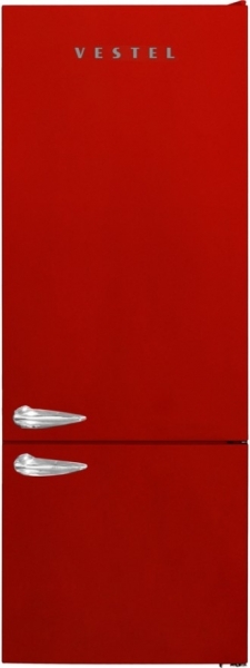 Vestel Retro NFK52001 Buzdolabı (Kırmızı)