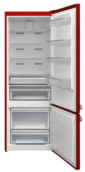 Vestel Retro NFK52001 Buzdolabı (Kırmızı)