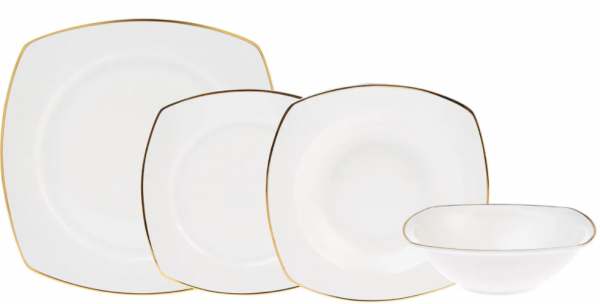 Karaca Adelia Gold 24 Parça Yemek Takımı