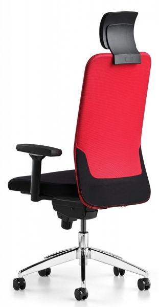 Bürotime Comfy Başlıklı 3D Kol Alüminyum Çalışma Koltuğu
