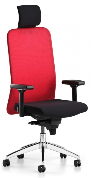 Bürotime Comfy Başlıklı 3D Kol Alüminyum Çalışma Koltuğu