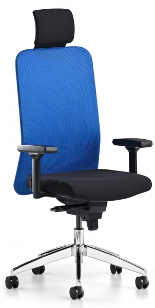 Bürotime Comfy Başlıklı 3D Kol Alüminyum Çalışma Koltuğu