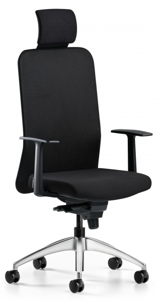 Bürotime Comfy Başlıklı Krom Çalışma Koltuğu