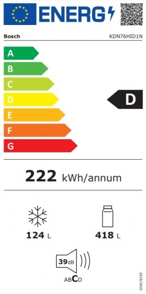 Bosch KDN76HID1N Buzdolabı