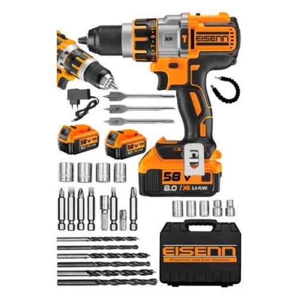 Eisenn XR 58V 8 Ah Akülü Matkap